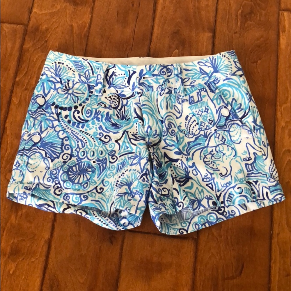 Paisley printed shorts